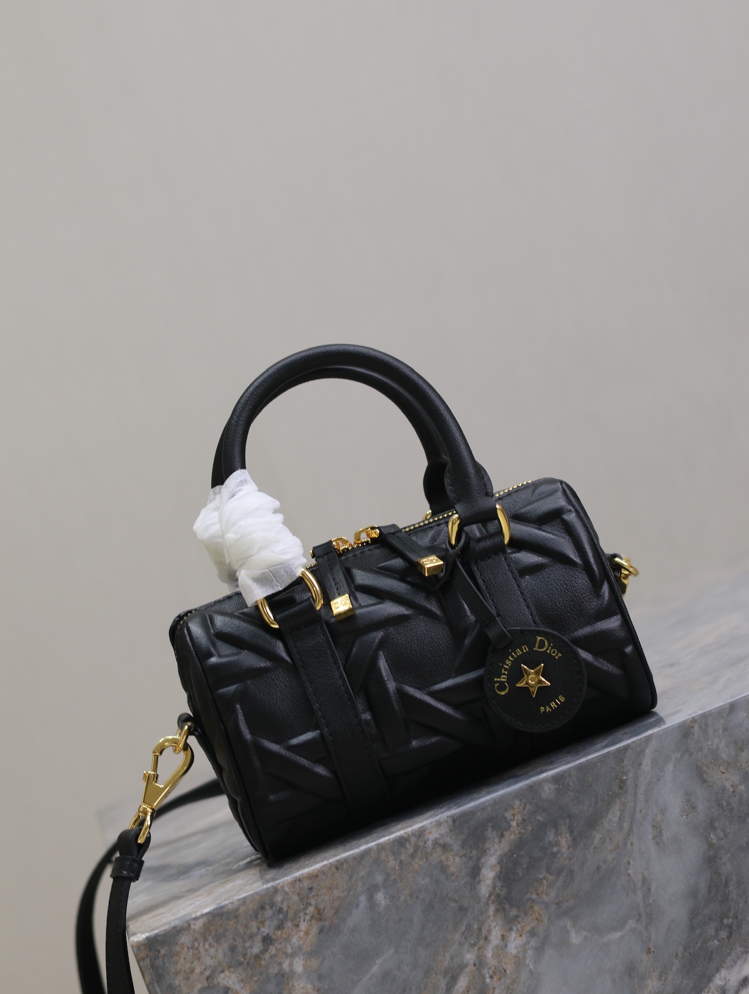 Dior Groove 17 Mini Bag Black Graphic Cannage Calfskin